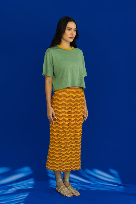 Playera verde selva