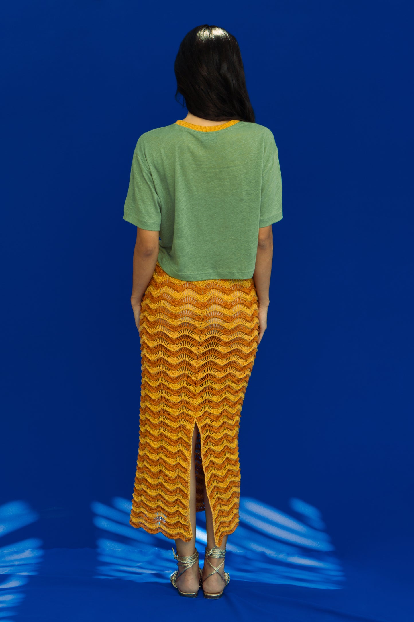 Playera verde selva